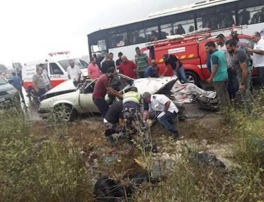 مصرع ثلاثة مواطنين بحادث سير في جنين